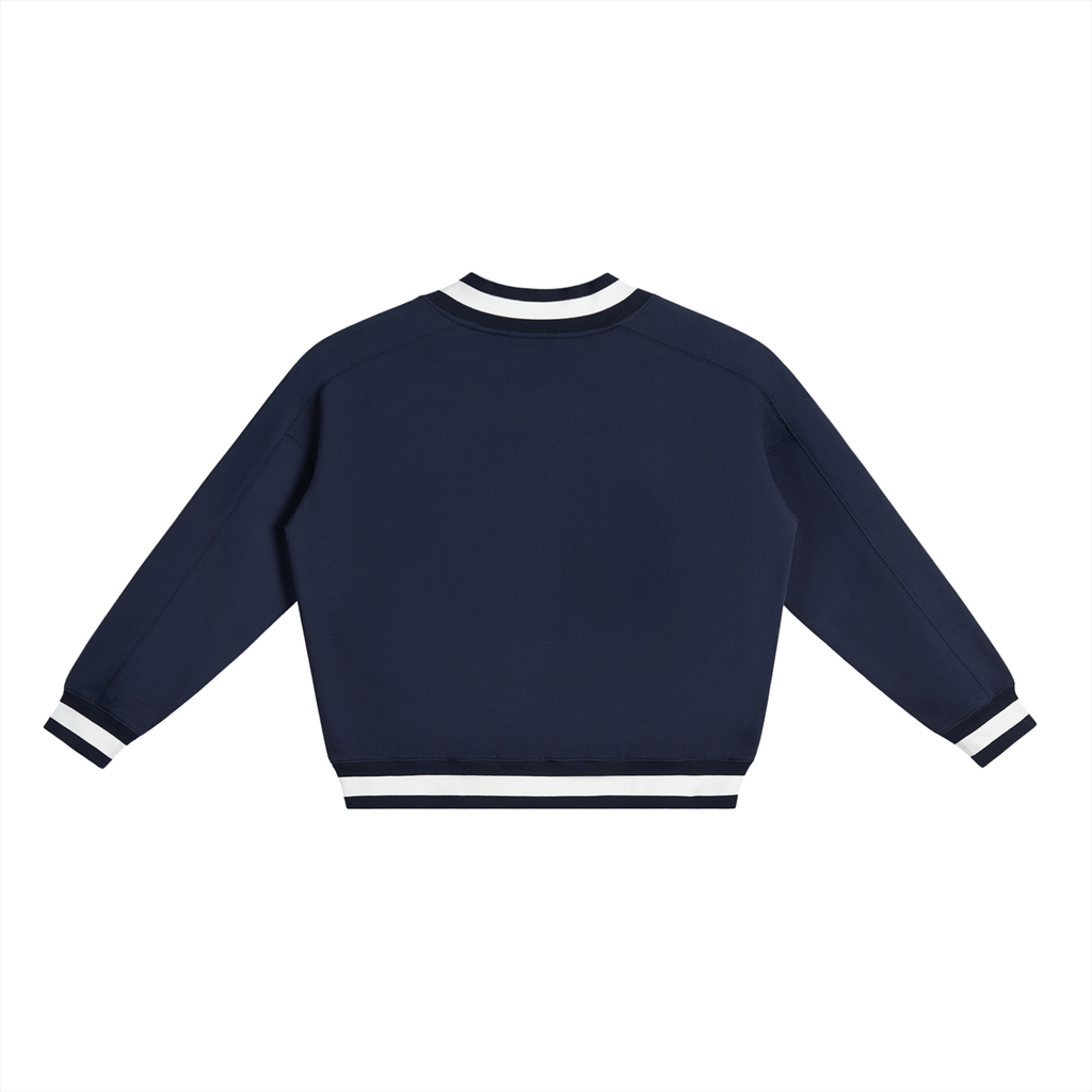 The Soo Locks V-Neck Oversized Vintage Sweatshirt