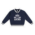 The Soo Locks V-Neck Oversized Vintage Sweatshirt
