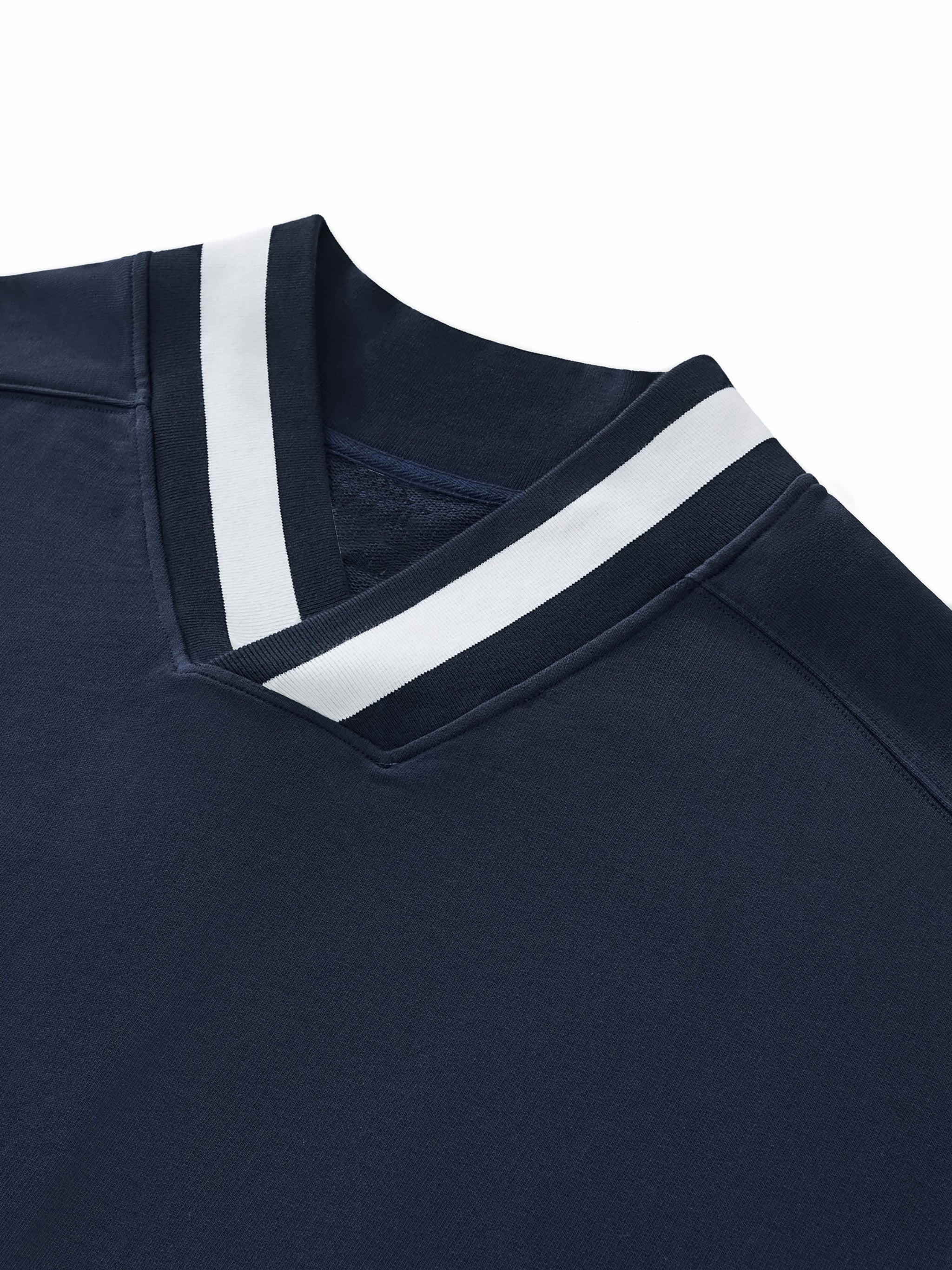 The Great Lakes V-Neck Oversized Vintage Sweatshirt